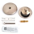 Watco Univ NuFit Nickel Push Pull Tub Stopper, Grid, 1H OF, Combo Pin Kit 48701-PP-BN-G